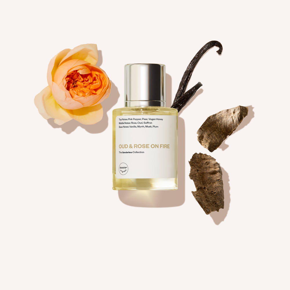 Oud & Rose on Fire